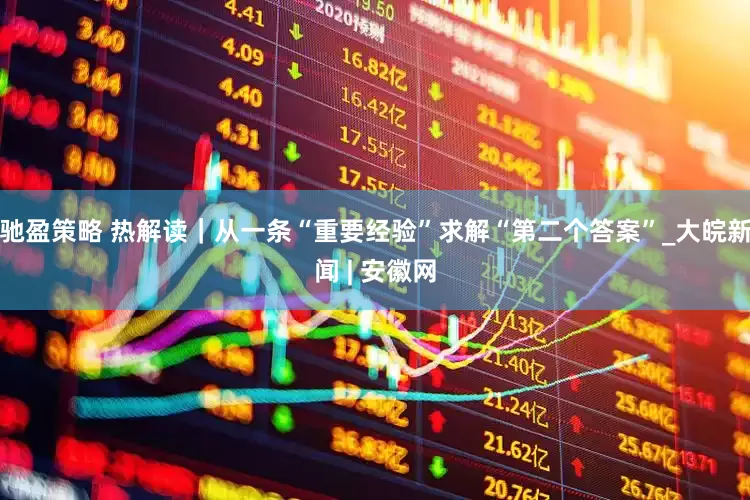 驰盈策略 热解读｜从一条“重要经验”求解“第二个答案”_大皖新闻 | 安徽网