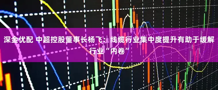 深金优配 中超控股董事长杨飞：线缆行业集中度提升有助于缓解行业“内卷”